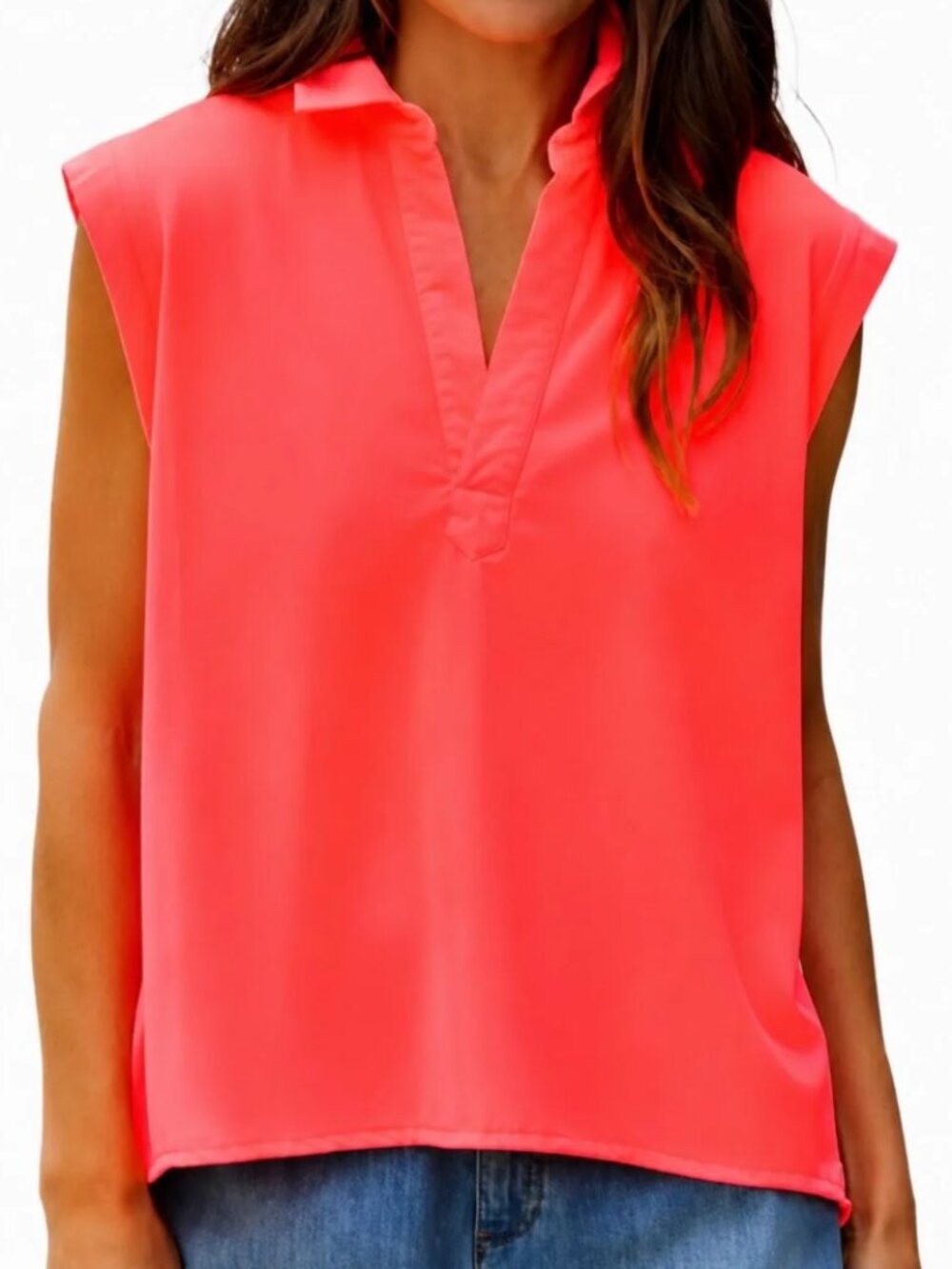 Olivia Popover Henley Tank (Frank & Eileen)